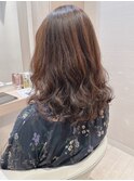 大人かわいい☆巻き髪風セミロング♪低温デジタルパーマ