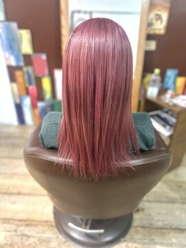 ミニィバイミラーズ(Miniy by Miroirs) トリプルカラー×サーモンピンク