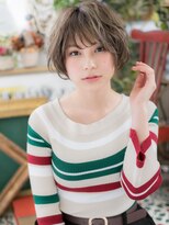 カバーヘアアンドスパ ブリス 浦和(COVER HAIR&SPA bliss)&nbsp;ショコラアッシュ小顔外国人風ふわふわボブh3浦和20代30代40代