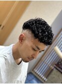 MENSショートパーマ