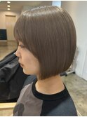 ボブ×グレージュ　stylist中村