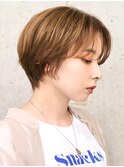 @tamu_short  丸みショート　シースルーバング　ショートヘア　