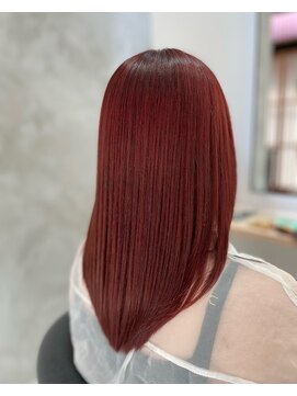 吉田美粧院 ブリーチ履歴ありでも縮毛矯正！！