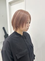 ニゲラ(Nigella) ショートウルフ×ピンクベージュ