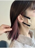 外ハネボブ/イヤリングカラー/ピンク