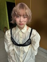 ペト(peto)&nbsp;【Tsuki】beige/curly bob