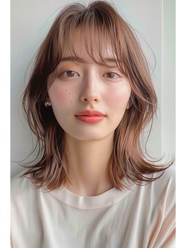 ラナ 新宿(lana) くびれヘア/顔まわり/レイヤーカット【lana hair 新宿】