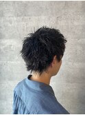 メンズピンパーマスパイキー