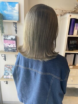 ヘアーデザイン シュシュ(hair design Chou Chou by Yone) ☆chouchou☆オリーブベージュ/ブリーチカラー/ブリーチなし