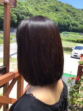 ヘアーサロン マハロ(Mahalo) カット+酸熱トリートメント