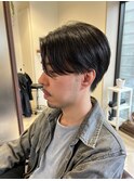【BOTANIUM by Rr SALON】センターパート×ツーブロック