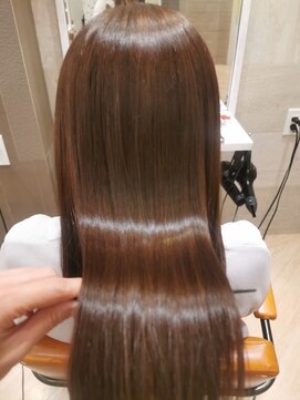 ジップ 稲毛店(ZIP) ストレートロング/夏カラー/20代30代/髪質改善/艶髪/縮毛矯正