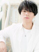 モッズ ヘア 福岡姪浜店(mod's hair)&nbsp;mod's姪浜/黒髪アッシュブラック無造作くせ毛風フェザーパーマi