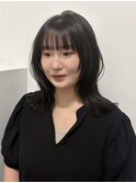 【YOKE】レイヤーボブオリーブグレージュくびれヘア顔周り前髪