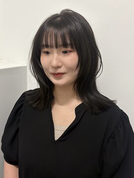ヨーク(YOKE) 【YOKE】レイヤーボブオリーブグレージュくびれヘア顔周り前髪