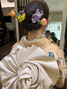 ヘアサロン ケッテ(hair salon kette) シニヨン×三つ編み