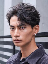 テン 心斎橋(tenn.)&nbsp;フェザーショートフェザーパーマニュアンスパーマショートヘア