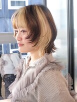 シオン(shion)&nbsp;おくれ毛顔周りレイヤーブリーチミディアム_ba579922