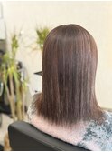 ヘアカラー＋ウィービング＋髪質改善処理