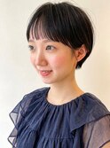 春◎小顔くびれショート透明感カラーグレージュ