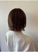 ミルクティーブロンド/ダークブルー/成田公津の杜駅