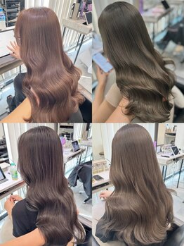 Hardy 天神　ケアブリーチ/ブリーチなしダブルカラー/ハイトーン【ハーディ】の写真/都内や天神で店長を経験した実力派がマンツーマン施術◎お悩みや理想に寄り添い、最高の髪色を提案♪