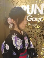 クラメール 黒崎コムシティ店(Kraemer)&nbsp;ブルーノがご提案する浴衣にあったヘアスタイル　2