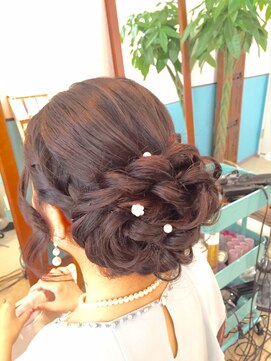 ロカット サロン(Roquat Salon) ローズアップアレンジ【ヘアセット　立川南口/立川/八王子/袴】