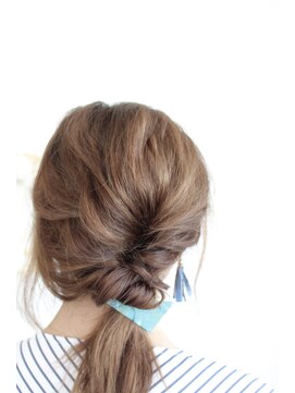 ジップヘアー(ZipHair) Zip Hair ★くるりんぱダウンアレンジ★