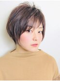前髪短いショートボブ【RENJISHI】