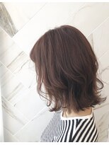 ジーナ セントラル銀座(Zina)&nbsp;スモーキーピンク＊ひし形＊外ハネボブ【ZinaCENTRAL】