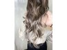 【艶髪】【美髪】【白髪ぼかし】カラー×ハイライト×LULUトリートメント