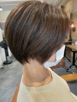 レアヘアー(Le'a hair)&nbsp;ショート×明るめ白髪染め