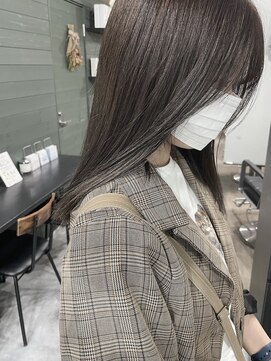 マーシュ(marshu) 透け感ラベンダーグレージュ＊○