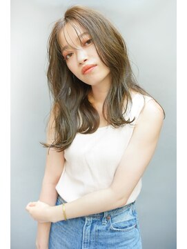 レスピア 銀座中央通り店(Respia) 2way前髪のセミロングウェーブ【銀座/有楽町】30代40代50代