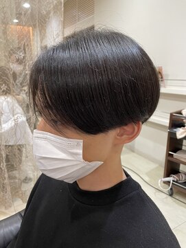 パシフィックダズールコパン(Pacific Dazzle copain) サラサラ　ナチュラル　センターパート　メンズ