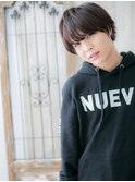 作りこまないアッシュオリーブマッシュルームヘアQ
