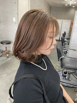 グランツ(Glanz) 大人フェミニンなボブ　　顔まわり似合わせ　大和八木　新ノ口