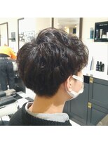 ルシードスタイル クリザンテーム&nbsp;カッコいいショートスタイルパーマ