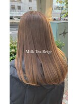 ベンジー 仙台店(benji)&nbsp;ブリーチなし！王道ミルクティーカラー！