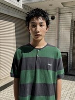 ヒュージ 三軒茶屋(huge)&nbsp;アップバング/束感ショート/ツーブロックマッシュ/コンマヘア