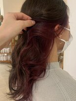 リリィ ヘアデザイン(LiLy hair design) Lilyhairdesign ・ インナーカラー／グレープ