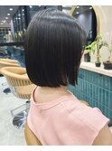 パツっと柔らかいボブ♪