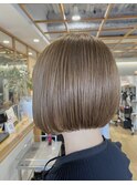 ミルクティーベージュダブルカラーインナーカラーケアブリーチ