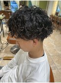 メンズスパイラルパーマ