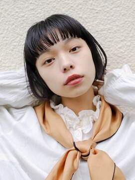 ソウ アオヤマ(SO aoyama) ミニボブ ワイドバング コンパクト 大人かわいい 丸み