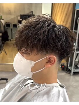 ビカム 名駅(become) 【メンズフェードカット×ツイストパーマ】爽やかショート名古屋