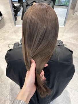 ペレ 梅田(PELE) 黒髪/ボブルフ/ネビージュ/小顔/ワンレン/梅田/髪質改善/前髪