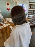 ハイライト、グレージュカラー
