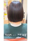 ツヤ感ボブ